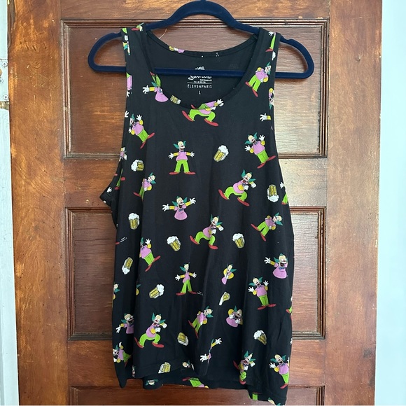 The Simpsons Krusty the Clown x Eleven Paris Tank - Picture 2 of 9